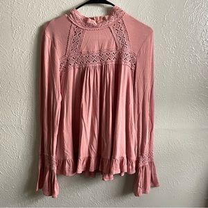 Pink Falls Creek blouse. Size M